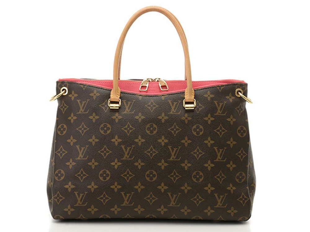 LOUIS VUITTON Pallas Tote Bag Monogram Rose Pink Rich